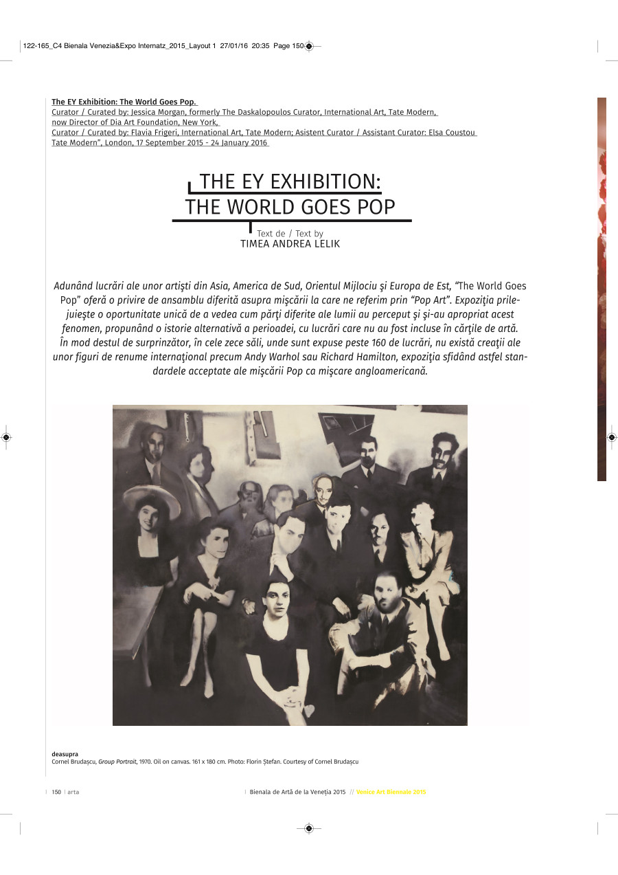 ARTA Magazine, The World Goes Pop